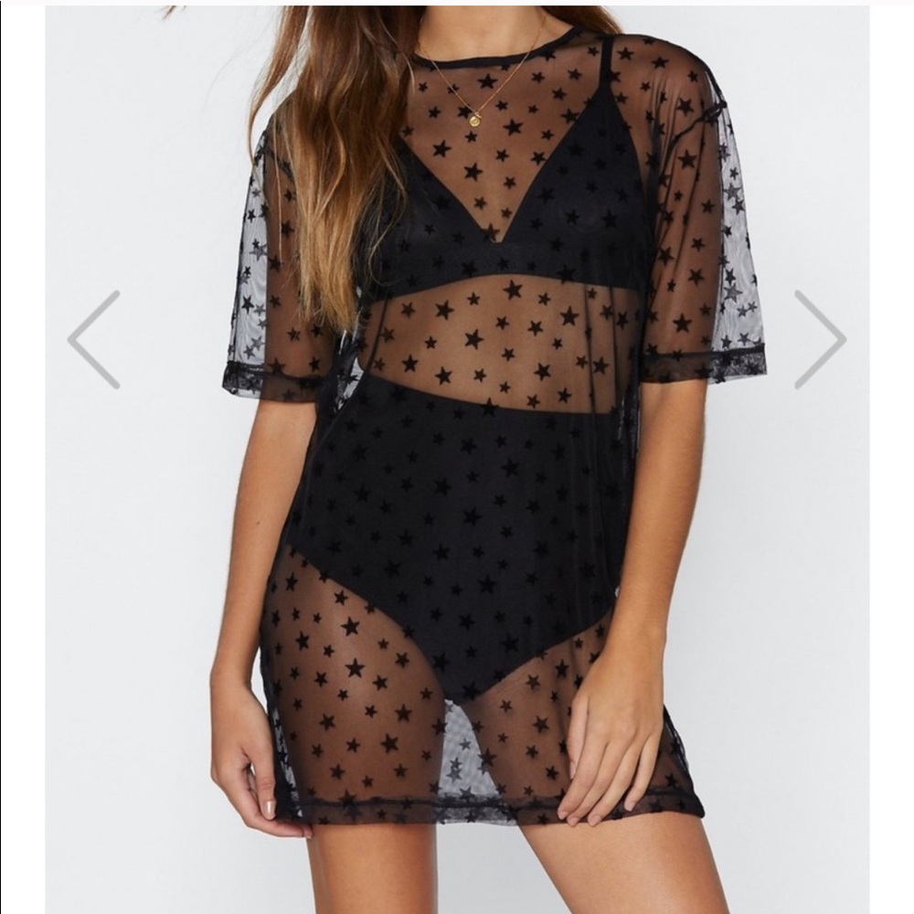NWT mesh cover up